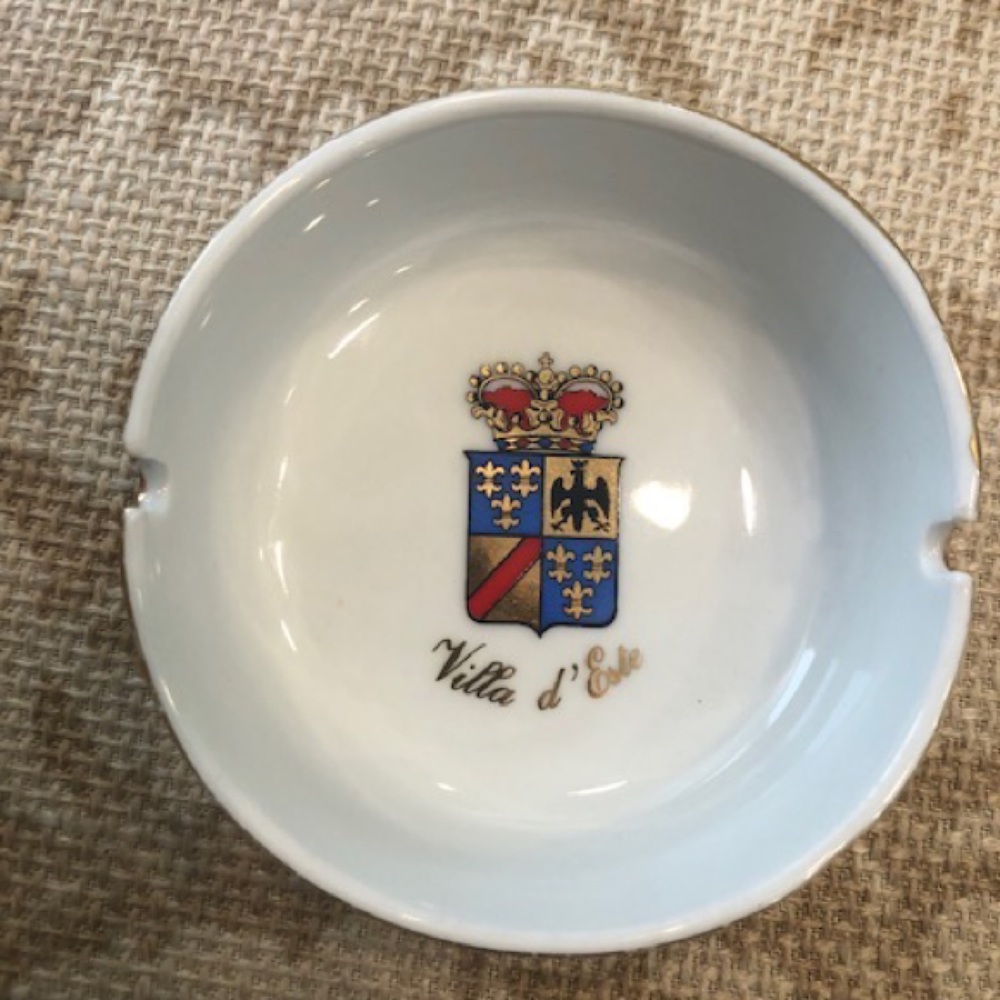Vintage Villa d’ Este ashtray
